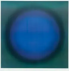 Wojciech Fangor, M 65, 1968/2002, serigrafia barwna, papier