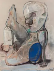 Stasys Eidrigevičius, Le Marais, 1999, 1999, pastel, papier