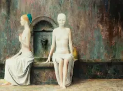 Kacper Kalinowski, De Profundis XI, 2007, 2007, olej, płótno