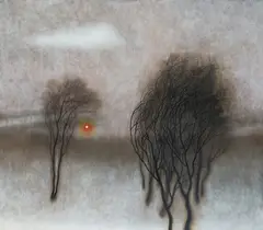 Dawid Zdobylak, Zima, 2019, 2019, olej, płótno