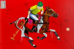 Wojciech Brewka, Fight, 2015, 2015, akryl, płótno