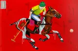 Wojciech Brewka, Fight, 2015, 2015, akryl, płótno
