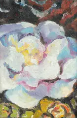 Maria Dawska, Z cyklu Róże z ogrodu Pani Anny, 1969 r., 1969, olej, płyta