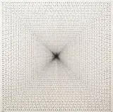 Ryszard Rabsztyn, Salomon 3 25-26 (alfabet Braille a), 2024, 2024, akryl, płótno