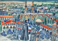 Edward Dwurnik, Nikozja, 2012, 2012, olej, płótno