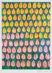 Edward Dwurnik, Tulipany, 2008, 2008, inkografia, papier