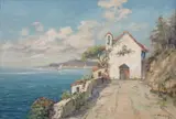 Capri by Eugeniusz Dzierżencki, olej, płótno, sold Sep 2025