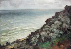Stephan Filipkiewicz, Jastrzębia Góra (Zimny poranek, Zimny dzień), 1933 r., 1933, olej, płótno