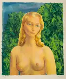 Moïse Kisling, Ewa, litografia barwna, papier