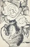Ludwig Klimek, Martwa natura, flamaster, papier