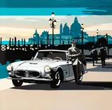 Jakub Napieraj, Venezia, 2025, 2025, akryl, płótno