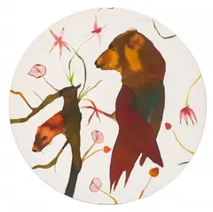 Basia Bańda, Bez tytułu, 2011-2012, ekolina, płótno