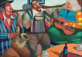 Jacek Pałucha, Trio, 1995, 1995, olej, płótno, 29