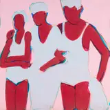 Iwona Kobryń, Bez tytułu, 2021, 2021, akryl, płótno