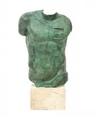 Igor Mitoraj, Perseusz, 1988, 1988, brąz patynowany, podstawa: trawertyn