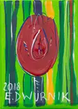 Edward Dwurnik, Tulipan, 2018, 2018, akryl, płótno