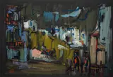 Samuel Tepler, Spacer, gwasz, papier