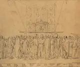Daniel Mikołaj Chodowiecki, Przedstawiciele wielu narodów, XVIII w., tusz, papier, 17