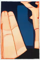 Jerzy Nowosielski, Akt, 1999, 1999, serigrafia, papier
