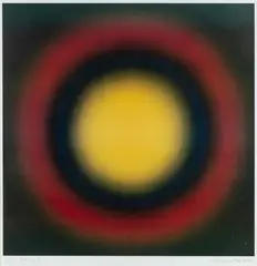 Wojciech Fangor, M5, 1966/2002, serigrafia barwna, papier