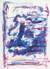 Jacek Sempoliński, Czaszka, 1995, 1995, akryl, karton