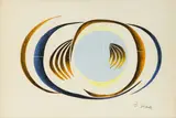 Zdzisław Stanek, Kolaż z cyklu światłoformy, ok. 1972-73, papier