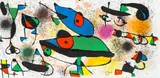 Sculptures II by Joan Miró, litografia oryginalna, papier, sold Apr 2025