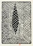 Lucjan Mianowski, Ptak, 1957, 1957, drzeworyt, papier