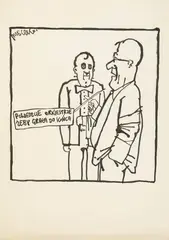 Andrzej Mleczko, Powiedzcie orkiestrze, żeby grała do końca, tusz, papier
