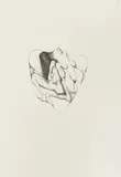 Alicja Wahl, W kole, 1975 r., 1975, litografia, papier
