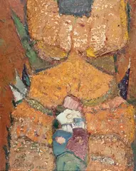 Aleksander Kobzdej, Mexico III, 1962, 1962, olej, płótno