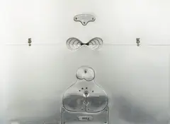 Barbara Pniewska, Bez tytułu, 1972, 1972, technika własna, relief, blacha, sklejka