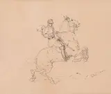 Jan Rosen, Trębacz na koniu
