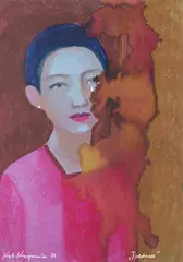 Katarzyna Karpowicz, Tiredness, 2021, 2021, technika mieszana, papier, 29