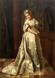 Władysław Bakałowicz, Młoda dama z różą we włosach