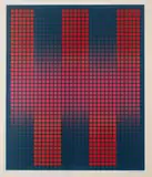 Julian Stanczak, Trespass, serigrafia, papier