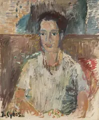 Jan Cybis, Peggy, olej, płótno