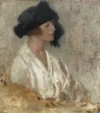 Alfons Karpiński, Kobieta w kapeluszu, 1921 r.