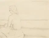 Jerzy Nowosielski, Kobieta na plaży, 1962 r.