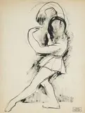 Zdzisław Cyankiewicz, Baletnica, tusz, papier