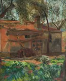 Józef Czapski, Suszarnia w ogrodzie, ok. 1930 r.