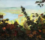 Stanisław Jarocki, Wilno - Widok na Antokol, 1903 r., 1903, olej, płótno, 89