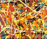 Edward Dwurnik, Abstrakcja, 2007 r., 2007, akryl, płótno
