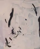 Edyta Kowalewska, Bez tytułu, 2018, 2018, akryl, węgiel, płótno