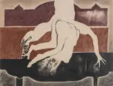 Teresa Pągowska, Postać, 1983 r., 1983, pastel, papier 48