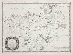 Nicolas Sanson, Masovie Duché et Polaquie; ou sont les Palatinatus de Czersk…, Mapa Mazowsza pochodząca z dzieła „Cartes generales de toutes les parties du monde”, wyd. Pierre Mariette, Paryż, dat. 1665 miedzioryt kolorowany w epoce, 40