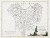 Li Palatinati di Cracowia, Lekzyca, Sieradz… by Giovanni Antonio Rizzi Zannoni, Mapa województw krakowskiego, sieradzkiego, łęczyckiego sandomierskiego i lubelskiego, pochodząca z dzieła „Atlante novi, sold Feb 2025