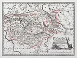 Der Königlichen Republik Polen Woiwodschaften Posen… by Franz Johann Joseph von Reilly, Mapa Wielkopolski pochodząca z dzieła „Schauplatz der fünf theile der Welt ...”, Wiedeń, 1789 miedzioryt kolorowany, 22, sold Feb 2025