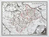Der Königlichen Republik Polen Woiwodschaften Sieradz… by Franz Johann Joseph von Reilly, Mapa województwa sieradzko-łęczyckiego pochodząca z dzieła „Schauplatz der fünf theile der Welt ...”, Wiedeń, 1789 miedz, sold Feb 2025