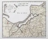 Des Königreichs Preussen nordwestlicher Theil… by Franz Johann Joseph von Reilly, Mapa Królestwa Prus pochodząca z dzieła „Schauplatz der fünf theile der Welt ...”, Wiedeń, 1789 miedzioryt kolorowany, 2, sold Feb 2025